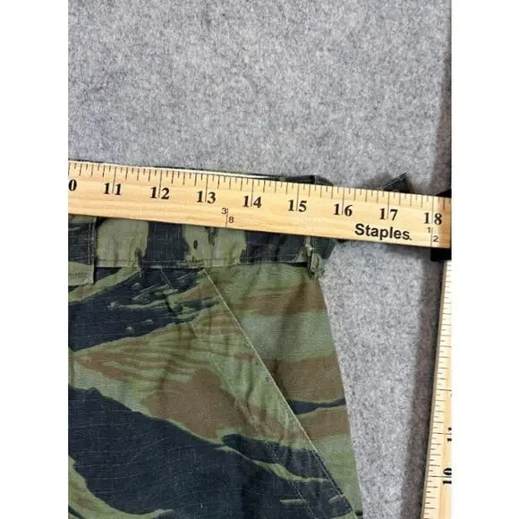 VTG 60s Tiger Stripe Camo Pants Mens 32x27 Cheif Brand True 70s Americana Rare